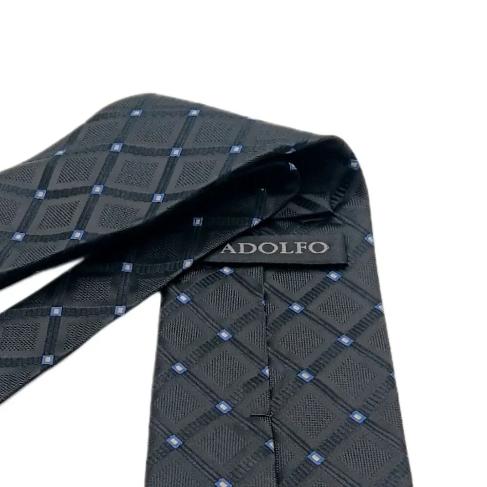 Adolfo silk tie
